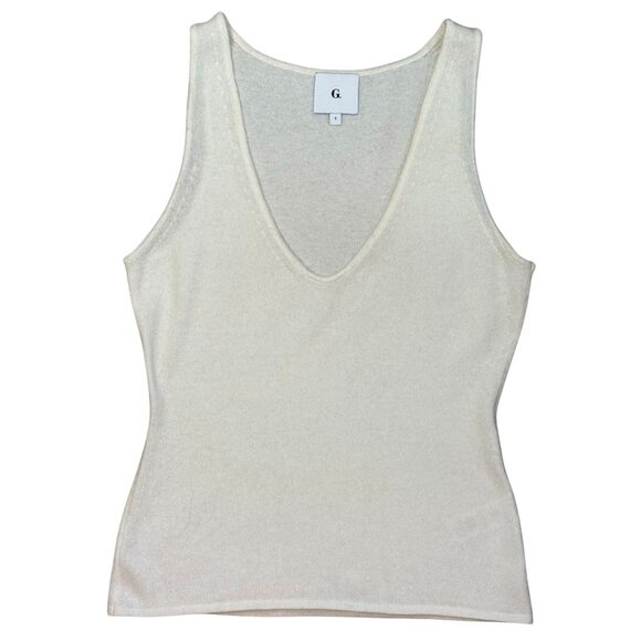 GWYN G. Label Goop Paloma Cashmere Tank Top $425 EUC S - Picture 2 of 8